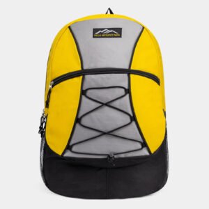 Fashion Backpack Yellow Color Travel Bag