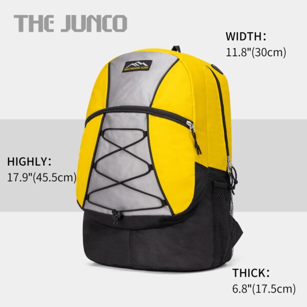 Fashion Backpack Yellow Color Travel Bag