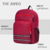 Fashion Backpack Red Color Travel Bag