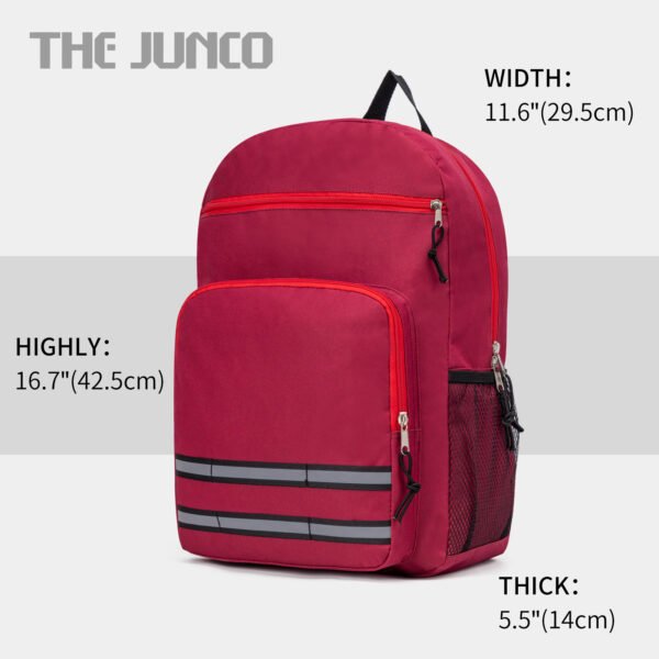 Fashion Backpack Red Color Travel Bag
