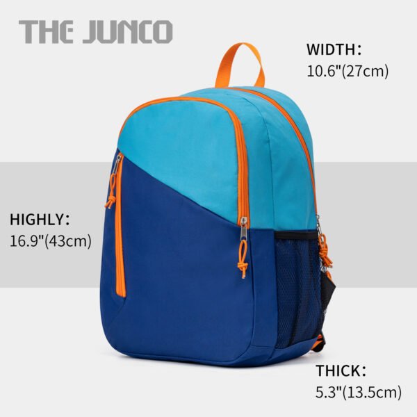 Fashion Backpack Splicing Blue Travel Bag