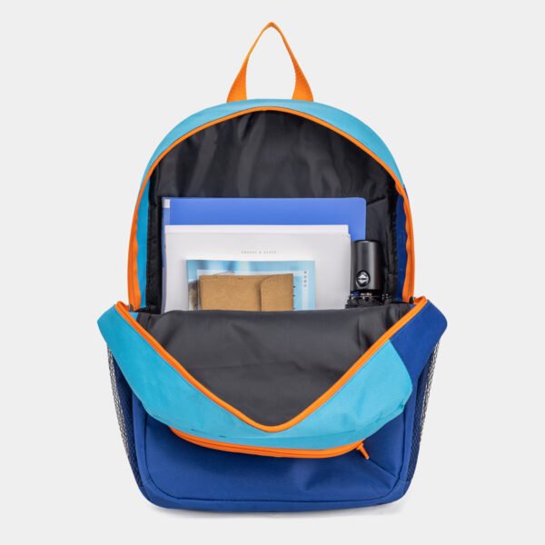 Fashion Backpack Splicing Blue Travel Bag