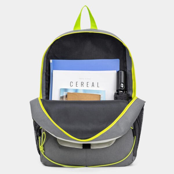 Fashion Backpack Splicing Grey Travel Bag