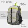 Fashion Backpack Splicing Grey Travel Bag