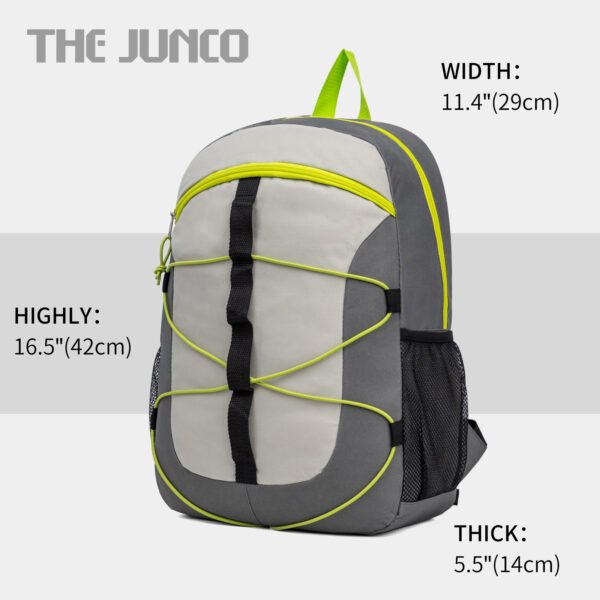 Fashion Backpack Splicing Grey Travel Bag