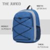 Blue Fashion Backpack Travel Bag