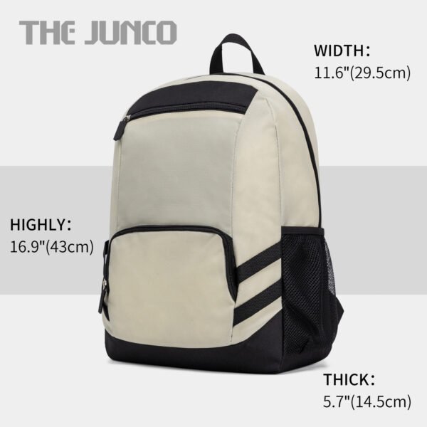 Fashion Backpack White Black Travel Bag