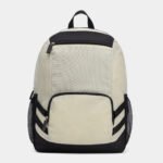 Fashion Backpack White Black Travel Bag