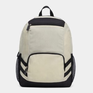 Fashion Backpack White Black Travel Bag
