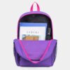 Fashion Backpack Purple Pink Student Bag
