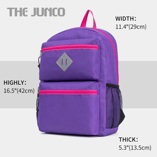 Fashion Backpack Purple Pink Student Bag