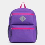 Fashion Backpack Purple Pink Student Bag
