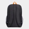 Fashion Backpack Black Orange Travel Bag