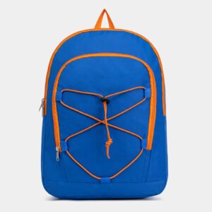 Fashion Backpack Blue Orange Travel Bag