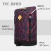 Outdoor Backpack Red Patterned Hiking Mountain Backpack