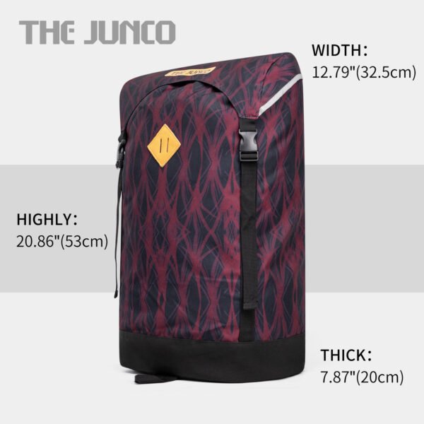 Outdoor Backpack Red Patterned Hiking Mountain Backpack