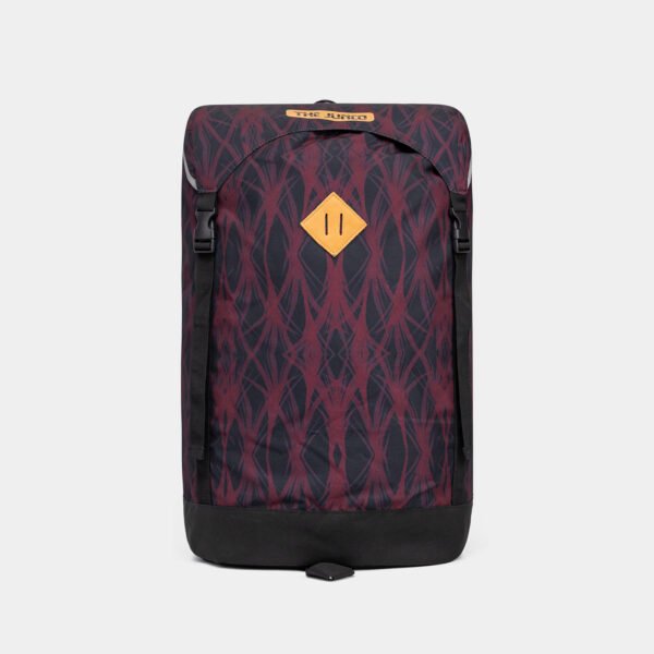 Outdoor Backpack Red Patterned Hiking Mountain Backpack