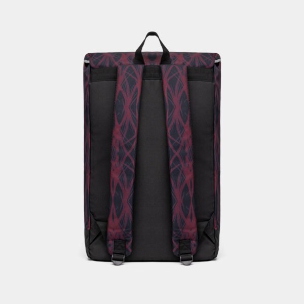 Outdoor Backpack Red Patterned Hiking Mountain Backpack