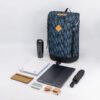 Outdoor Backpack Blue Leaves Hiking Mountain Backpack