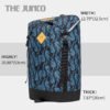 Outdoor Backpack Blue Leaves Hiking Mountain Backpack