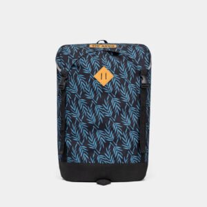 Outdoor Backpack Blue Leaves Hiking Mountain Backpack