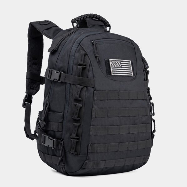 Outdoor Backpack Black Hiking Camping Tactical Backpack