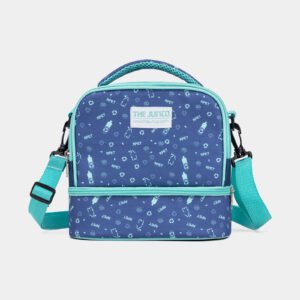 Picnic Bag Blue Waterproof Cooler Bag Handbag