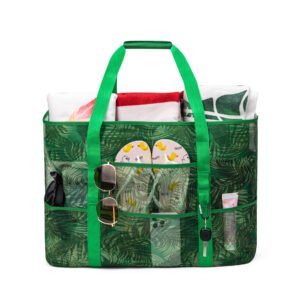Large Mesh Beach Bag  Sandproof Quick Dry Tote