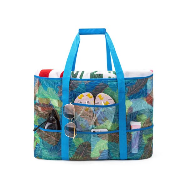 Large Mesh Beach Bag  Sandproof Quick Dry Tote