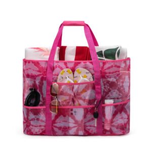 Mesh Beach Tote Bag  Large Tie Dye Pool Bag
