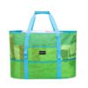 Solid Color Mesh Beach Bag Large Pool Tote