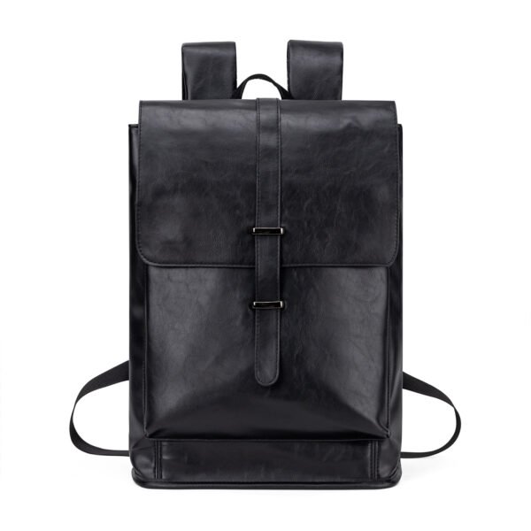 Simple Leather Backpack Travel Shoulder Bag