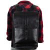 Simple Leather Backpack Travel Shoulder Bag