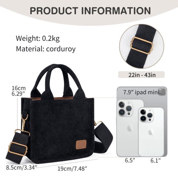 High quality Corduroy tote bag