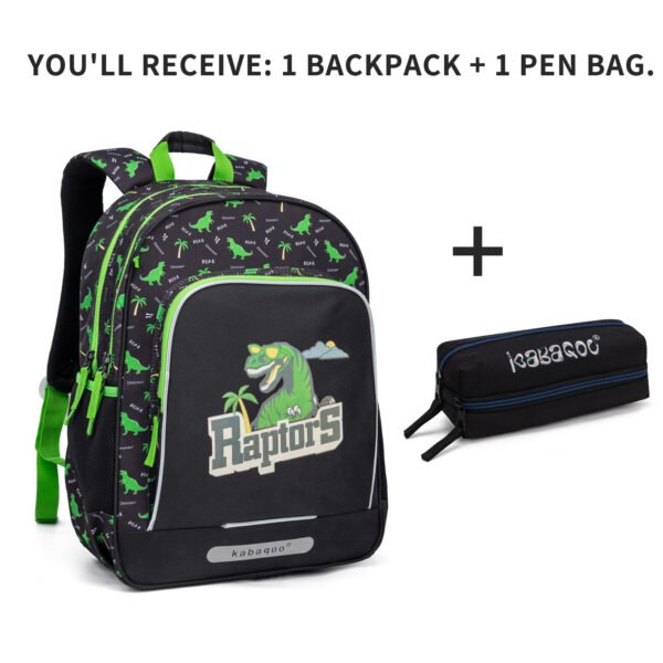 Students bookbag dinosaur backpack