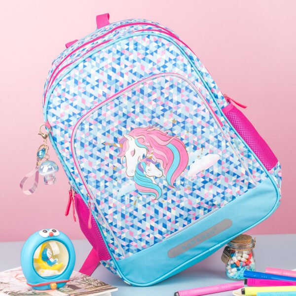 Students bookbag cartoon backpack