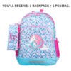 Students Bookbag Cartoon Backpack