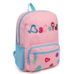 Students bookbag pink-blue backpack