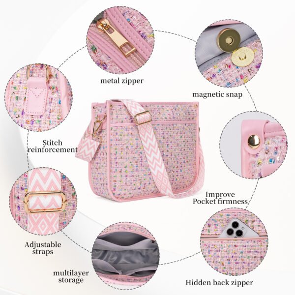 Fashion Colourful Lady Tote Bag