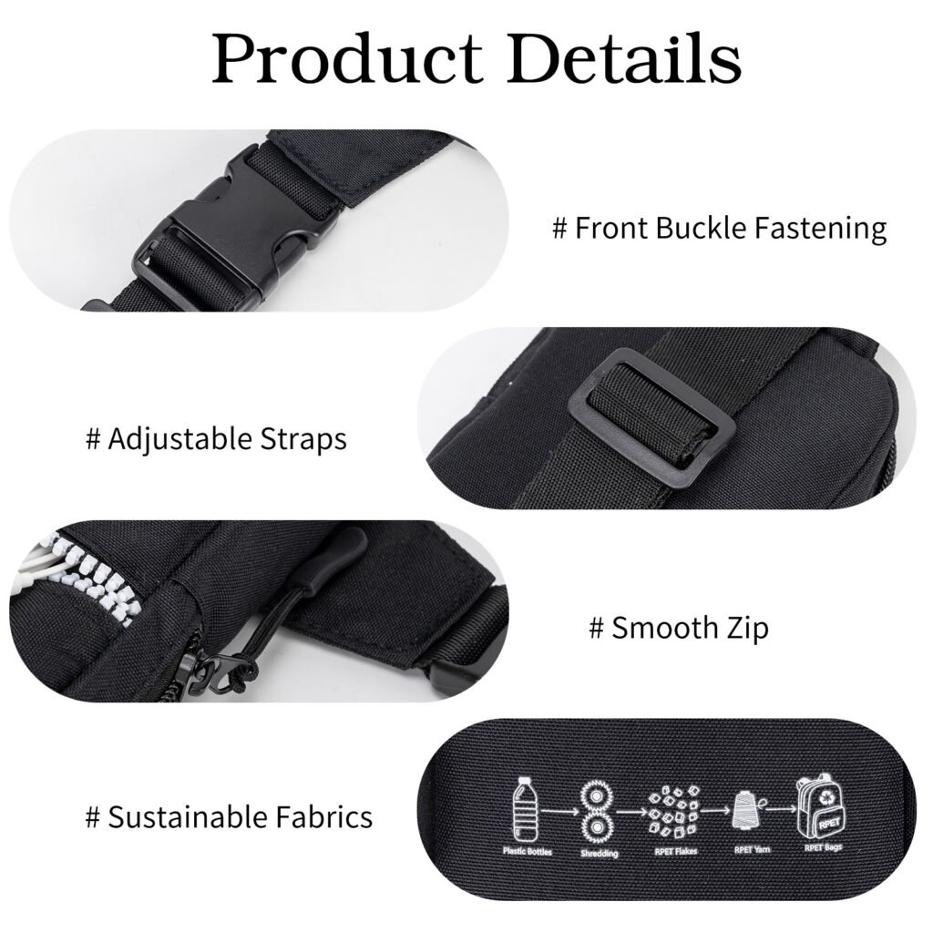 BP01325 Sustainabling Series chest bag detail 2 (2)