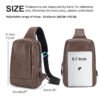 Fashion Leather Men's Chest Bag