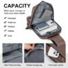Fashion Leather Men's Chest Bag