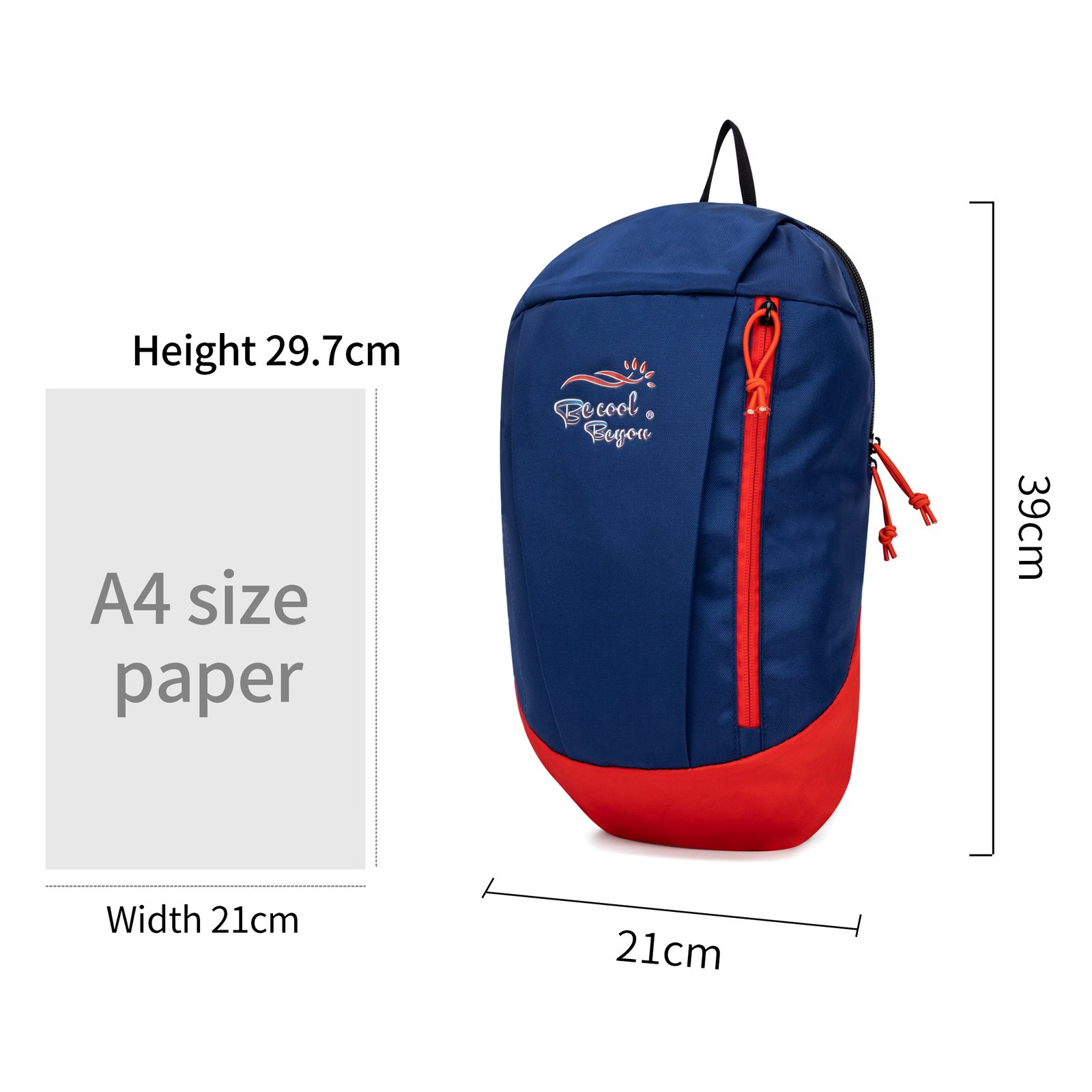 A sleek custom canvas backpack in action, showcasing branding opportunities.