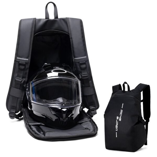 Motorcycle Bag Fashion Black Drive Backpack