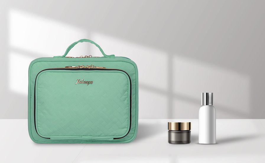 BP01334 Cosmetic Bag green detail (3)