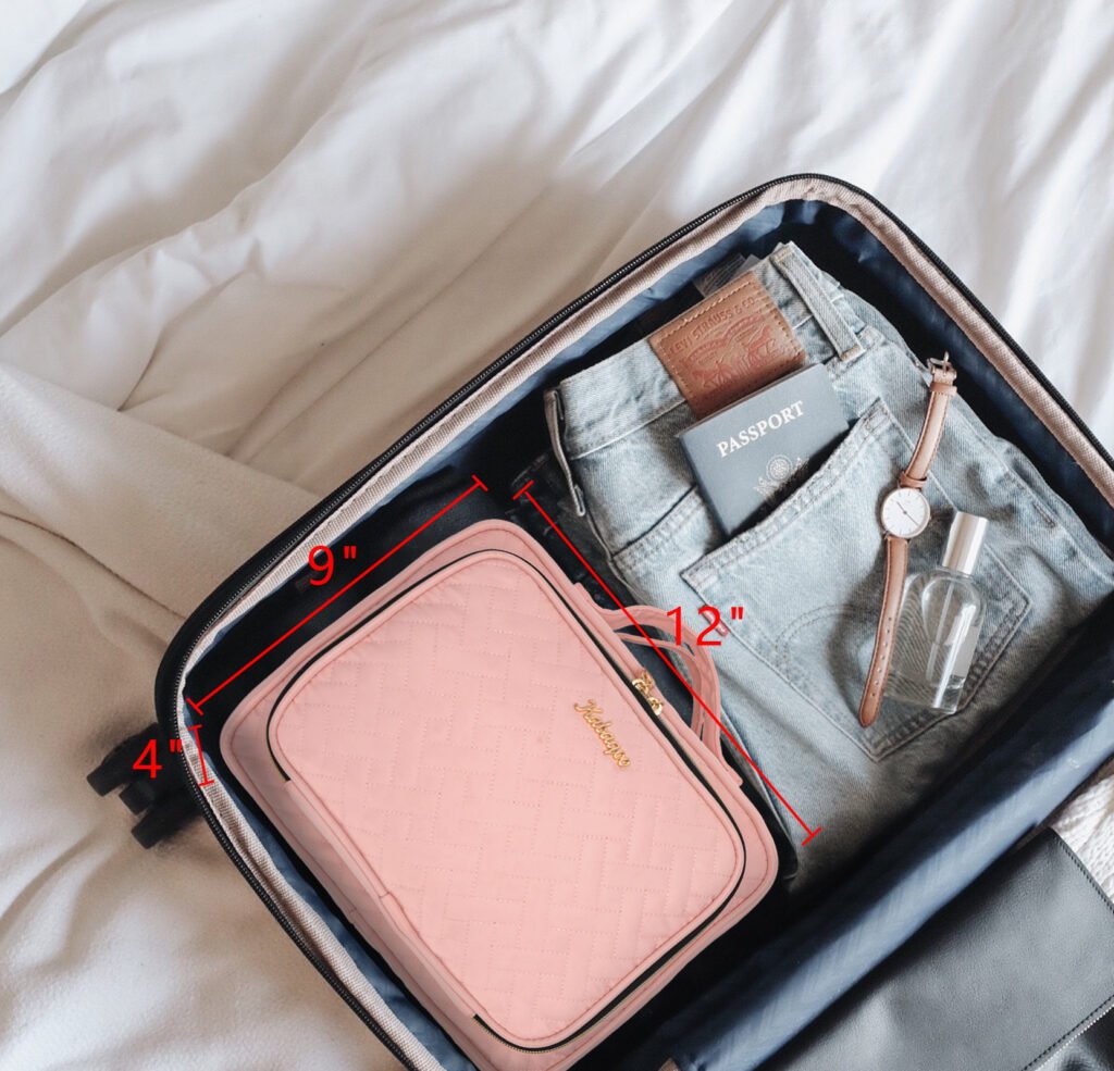 BP01334 Cosmetic Bag pink detail (7)