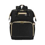 Stylish Waterproof Mommy Bag with Insulated Bottle Pockets