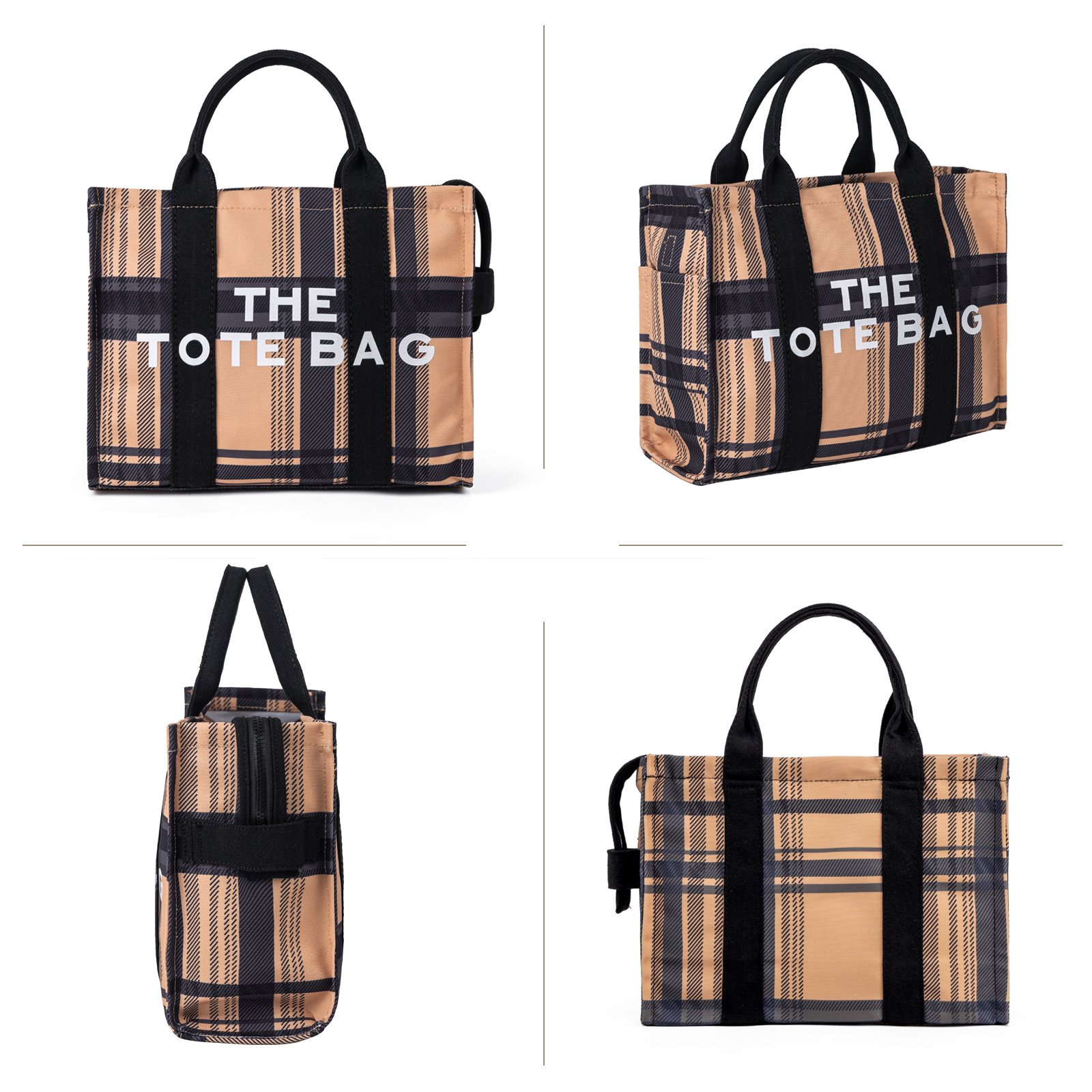 A stylish custom handbag example