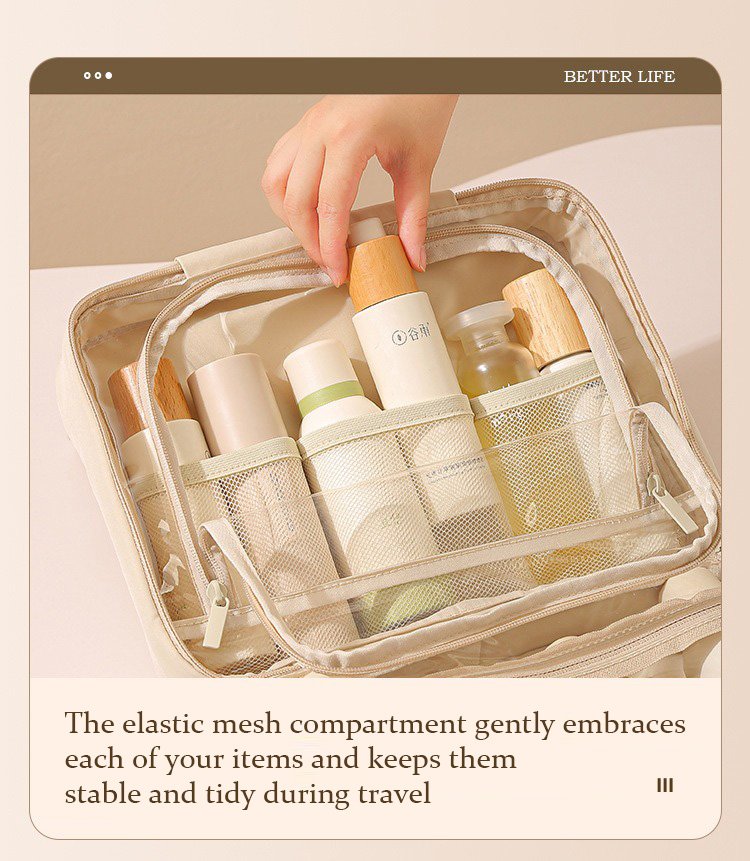 A well-organized bag ready for shipment