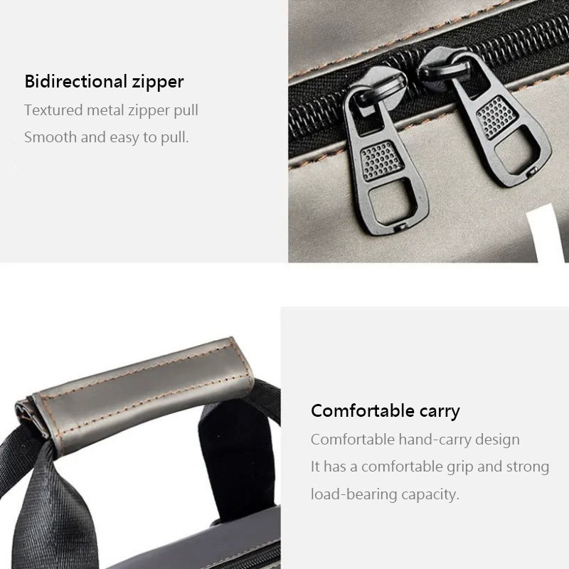 A versatile bag design suitable for various applications, showcasing its adaptability.